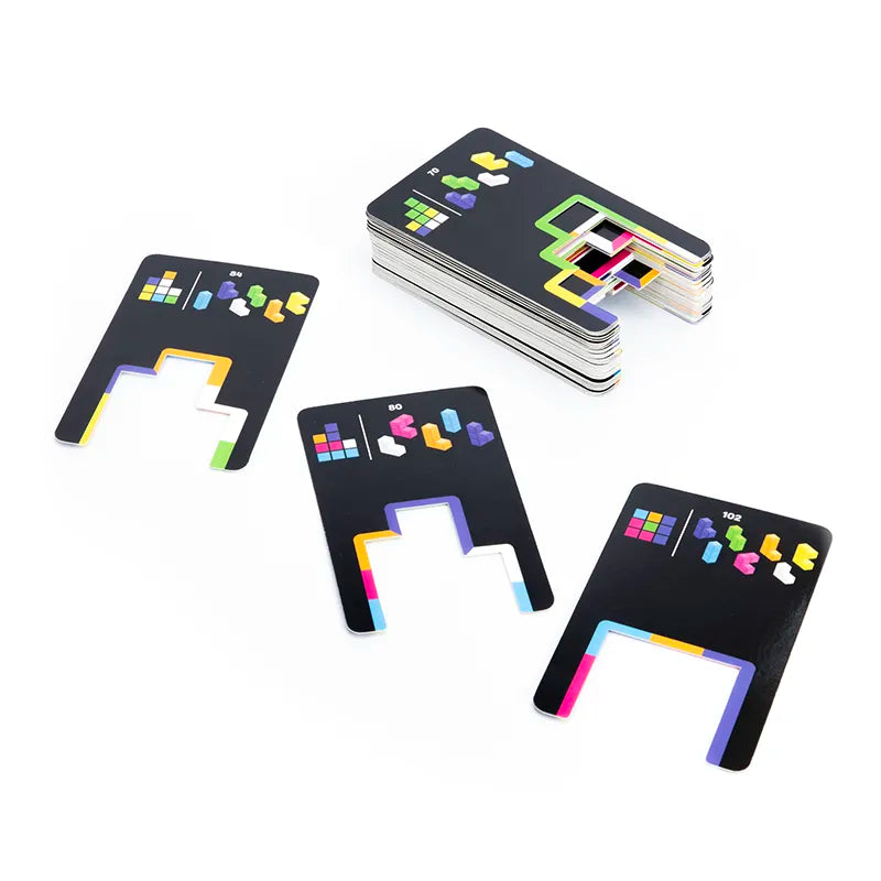 Cartes défis de Kanoodle Shape Escape avec 106 puzzles logiques 3D