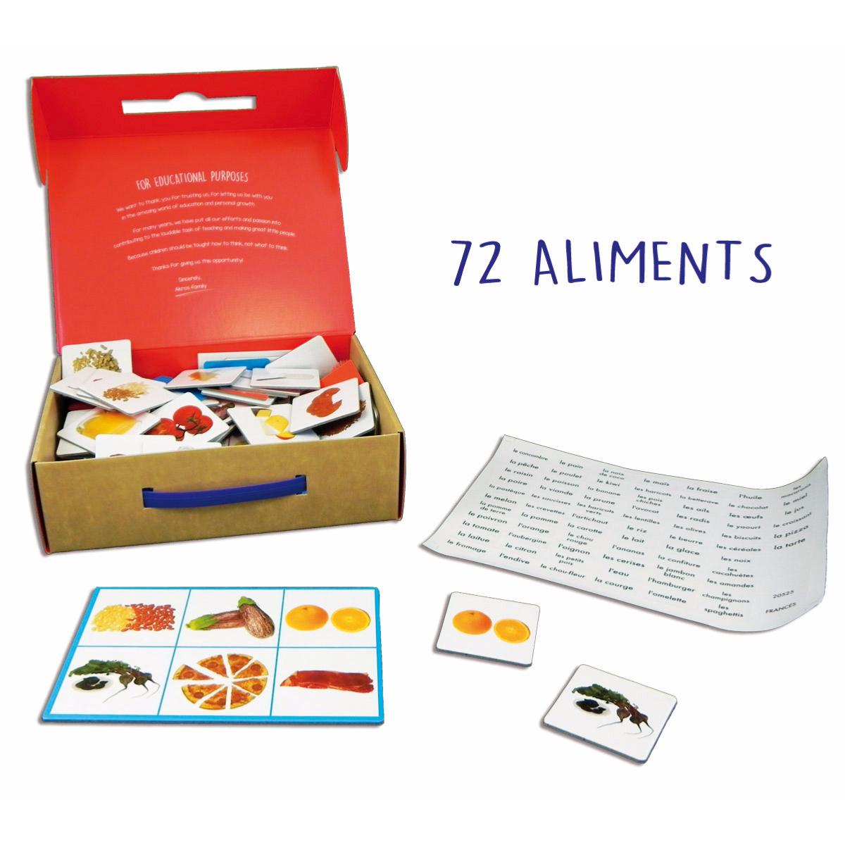 Loto + Mots : 72 aliments