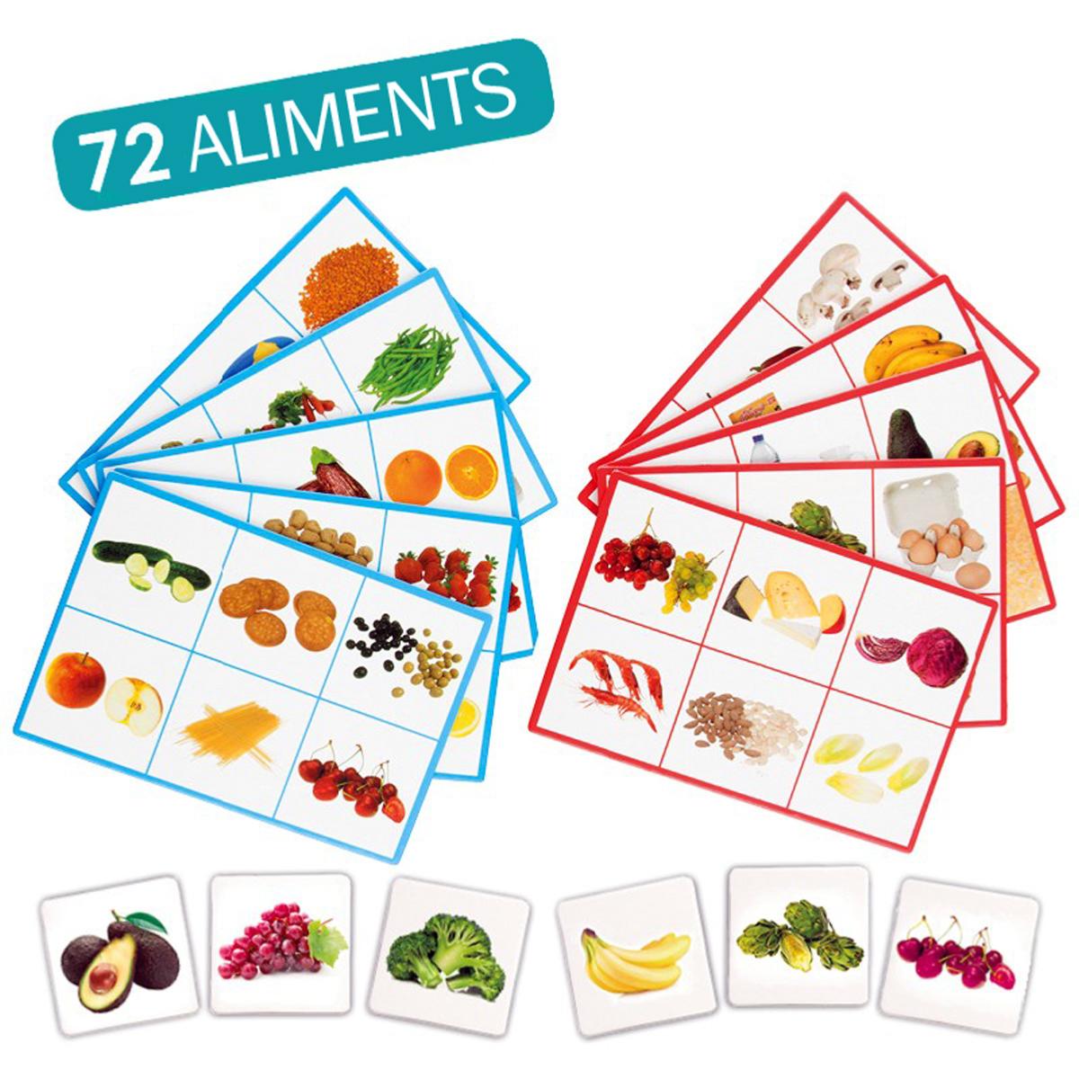 Loto + Mots : 72 aliments