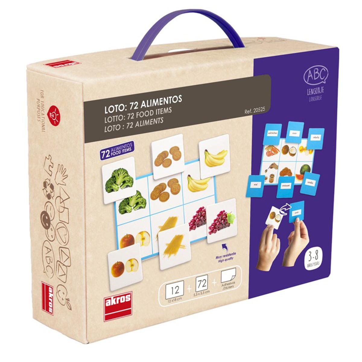 Loto + Mots : 72 aliments