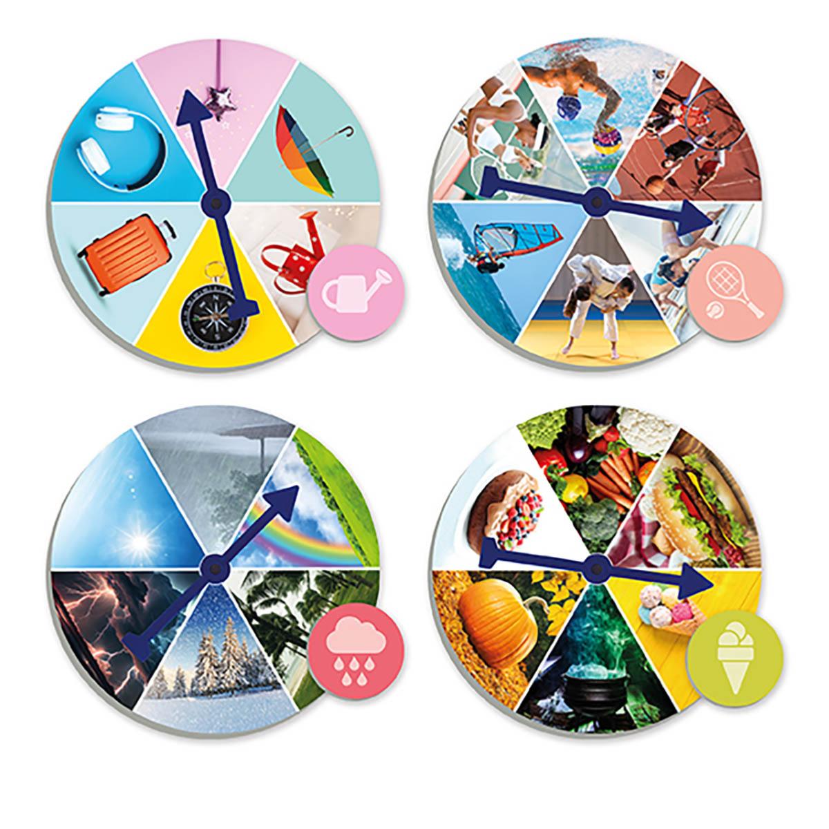 Roulettes créatives pour raconter des histoires