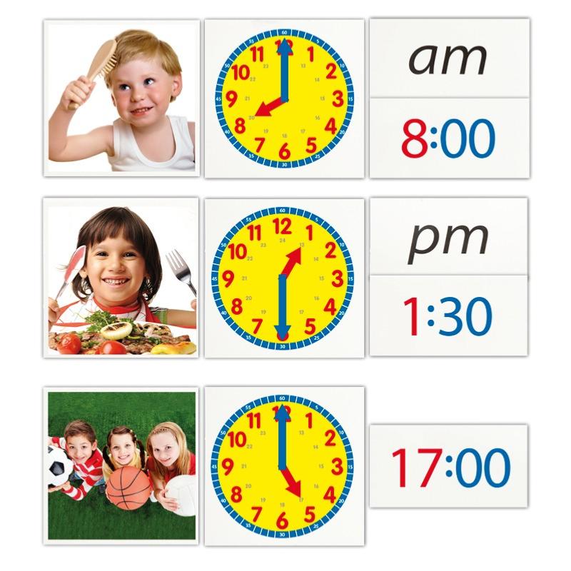 Planning des activités de la journée (maison - école)