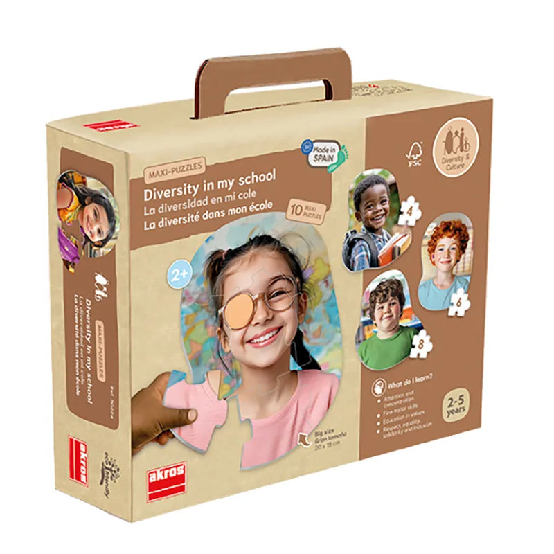 Maxi-puzzles la diversité dans mon école
