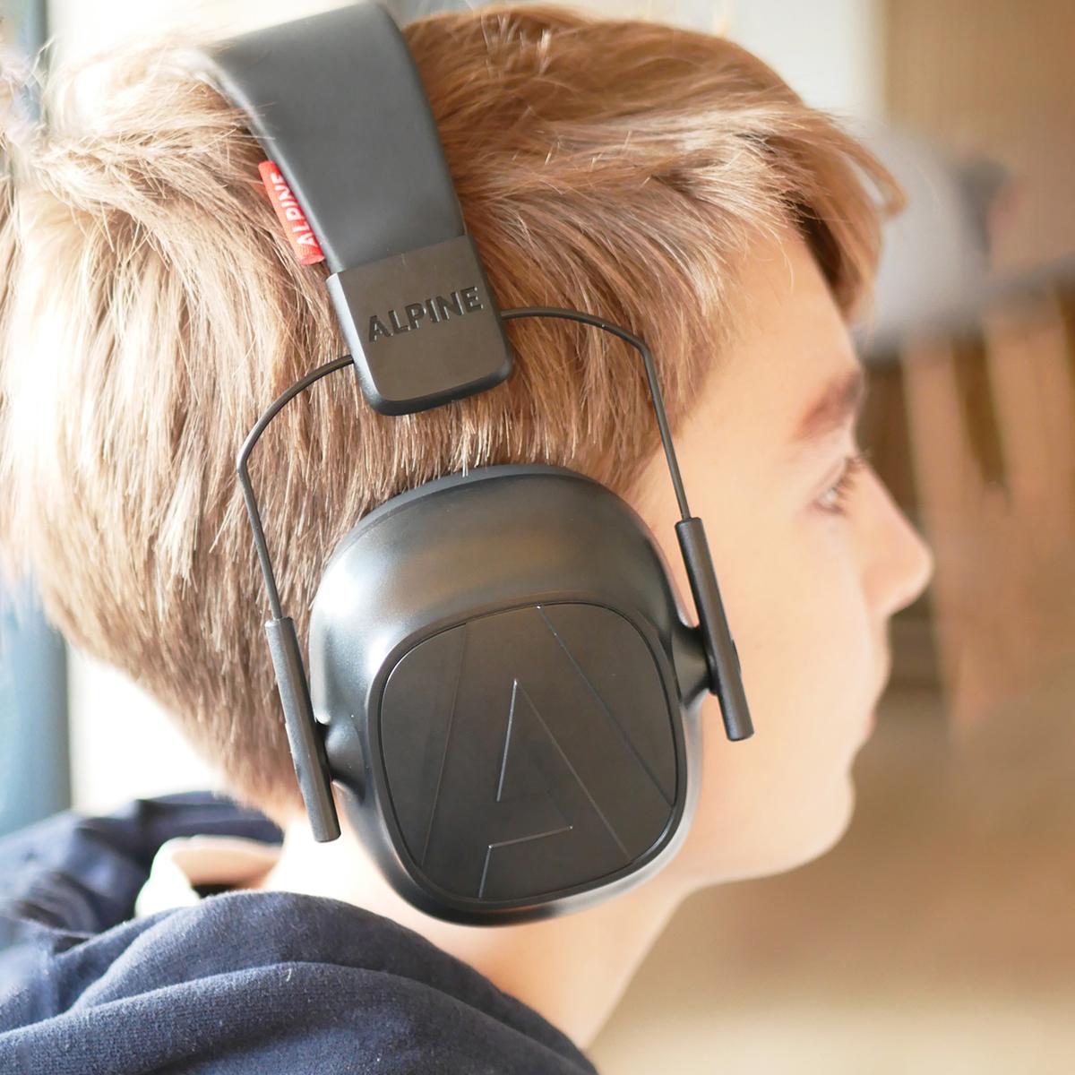 Casque Antibruit NRR 31 DB - Coque ABS & éponge épaisse - Pliable - Pour Chantier, Avion, Etc.