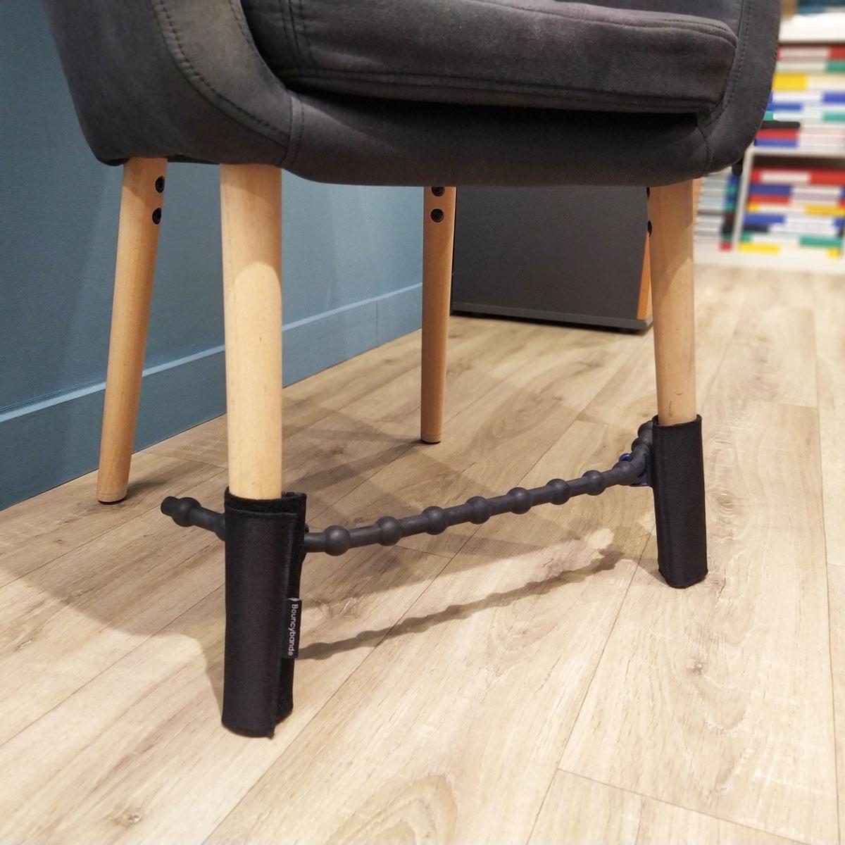 Lot De 4 Bandes élastiques Pour Chaise D'enfant - TPE Antidérapant - Aide à La Concentration Et Au Mouvement