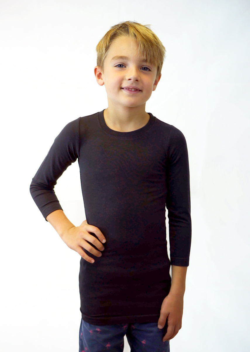 Tee shirt de pression profonde manches longues