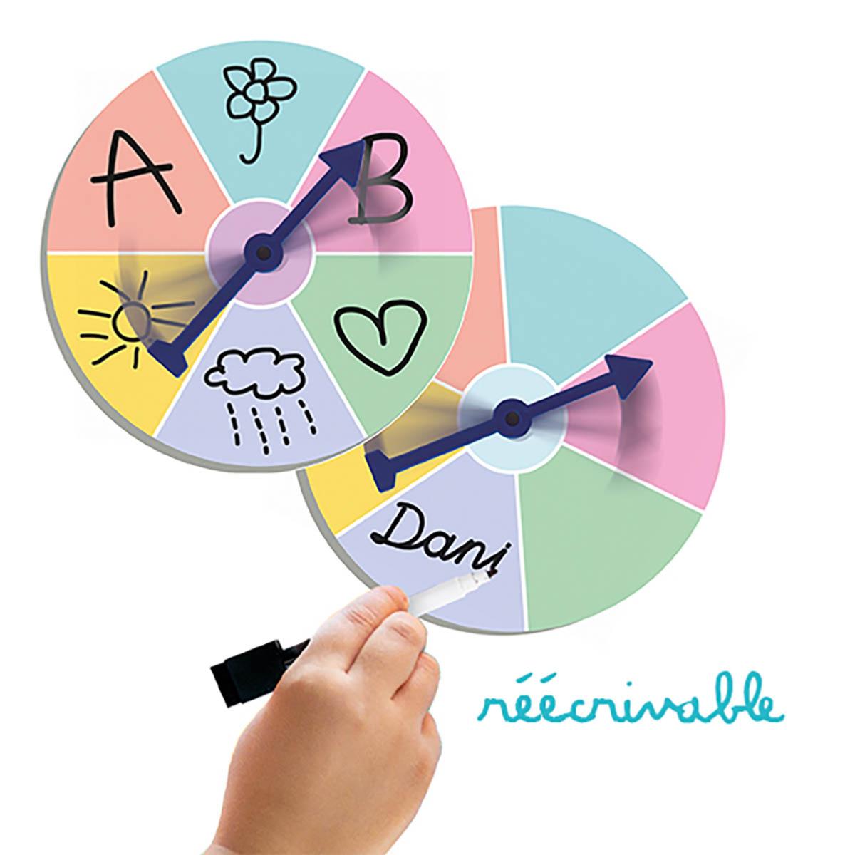 Roulettes créatives pour raconter des histoires