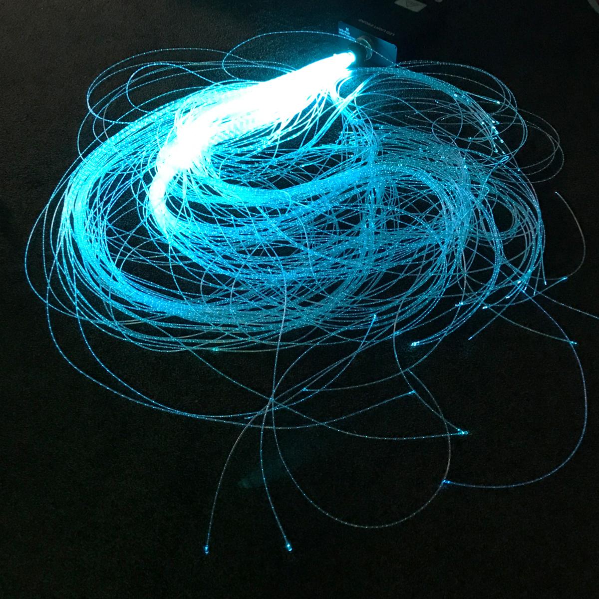 Pack Source de lumière + fibre optique 150 fils X 1,5m