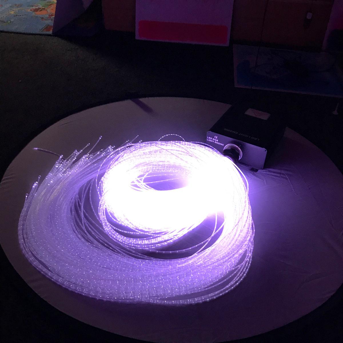 Pack Source de lumière + fibre optique 150 fils X 1,5m