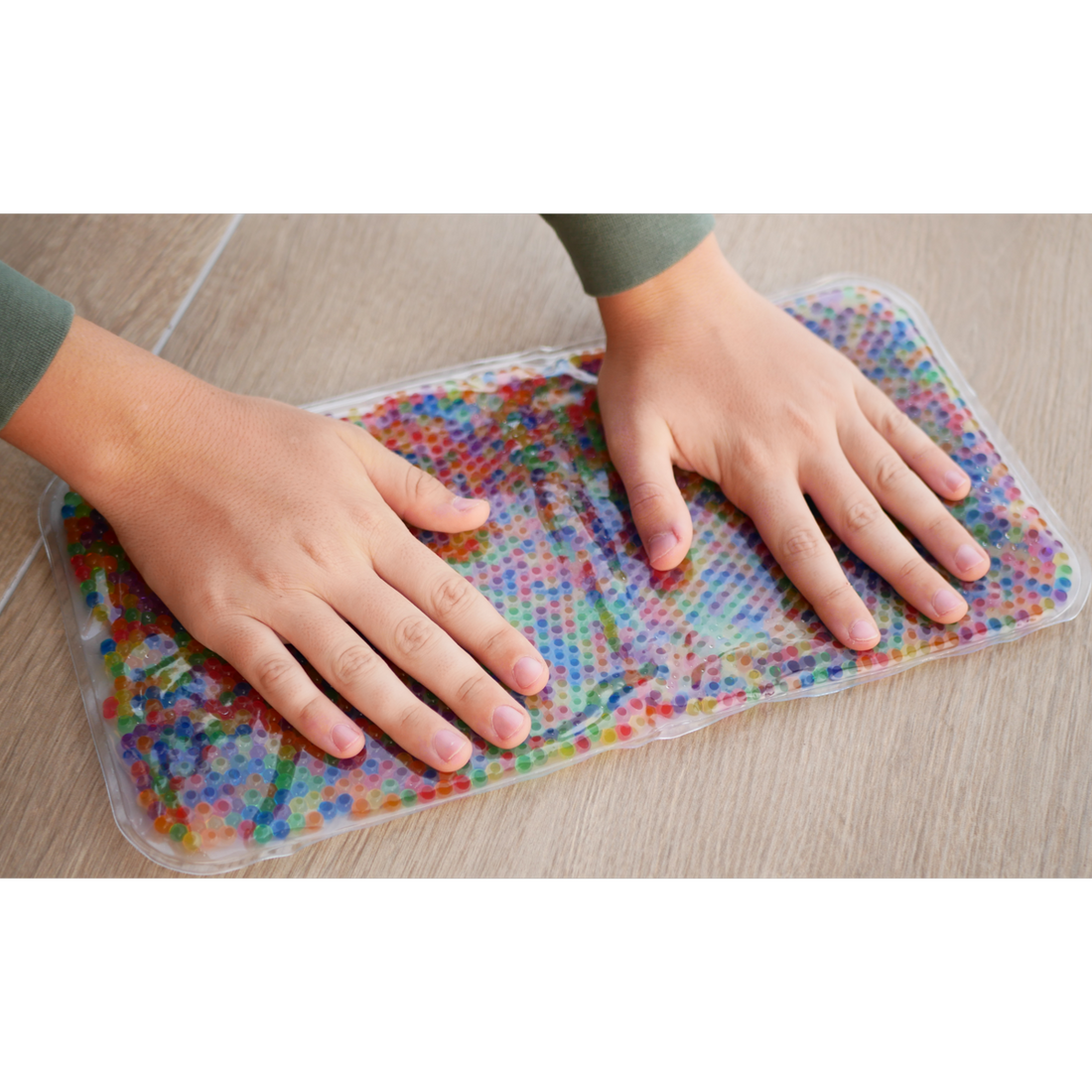 Tapis sensoriel avec perles d&
