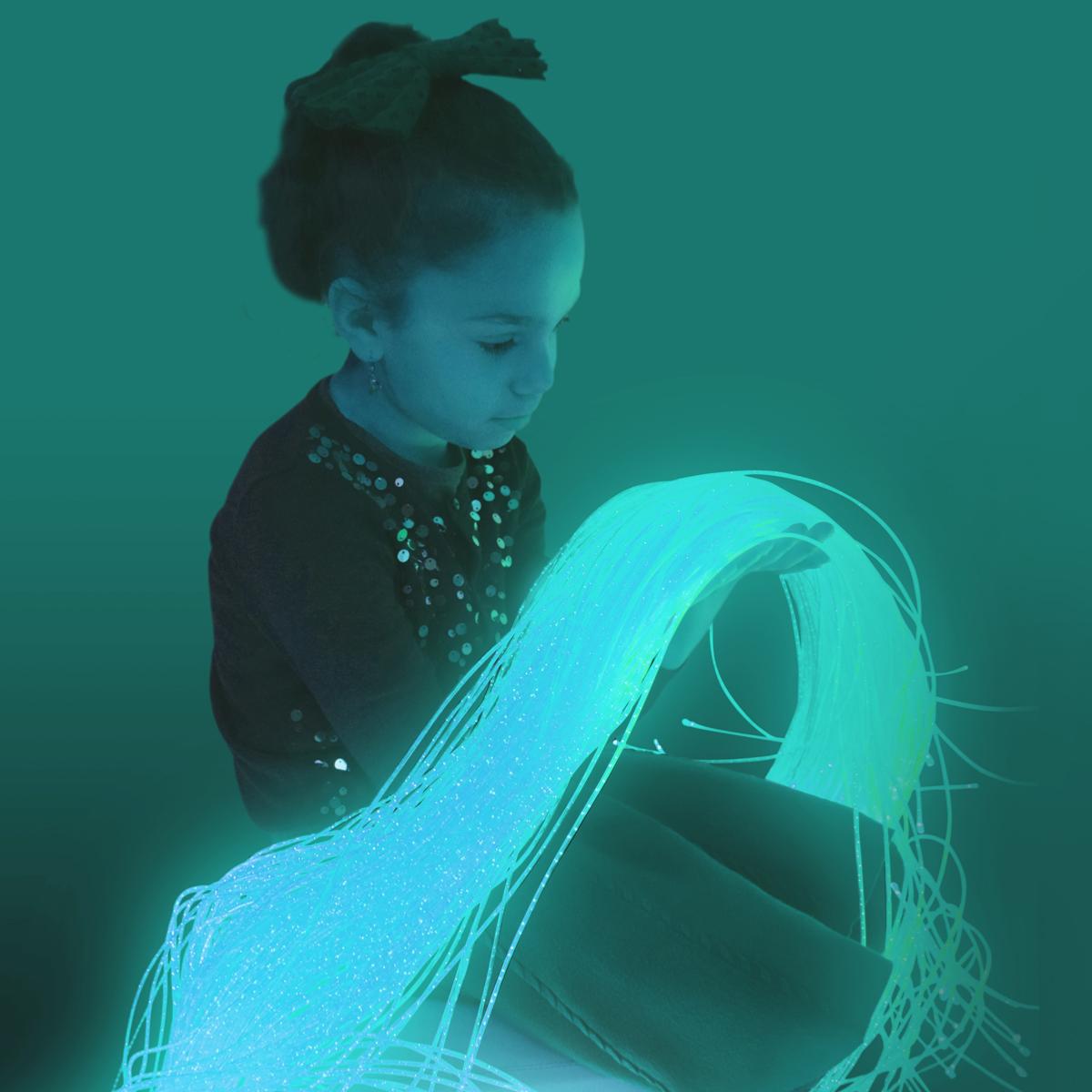 enfants Autisme Fibre optique Sensorielle Harnais Lights 3.2 mm flexible 30x200 cm 