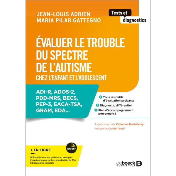 Evaluer le trouble du spectre de l'autisme chez l'enfant et l'adolescent