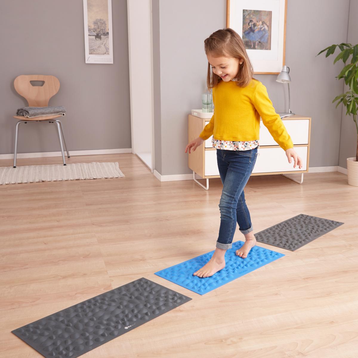 Dalles Sensorielles Pour Enfants | Tapis Sensoriels Pour Enfants Autistes |  Exploration Multisensorielle | Jouets A Texture | Sensory Mats (Shapes)