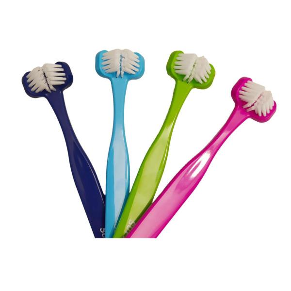 Brosse à dents 3 têtes