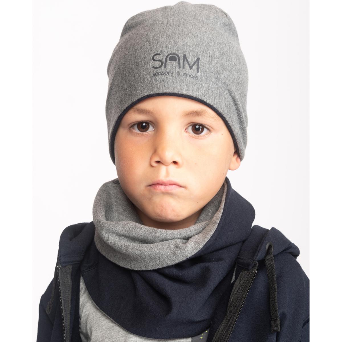 Tour de Cou Enfant long Gris –