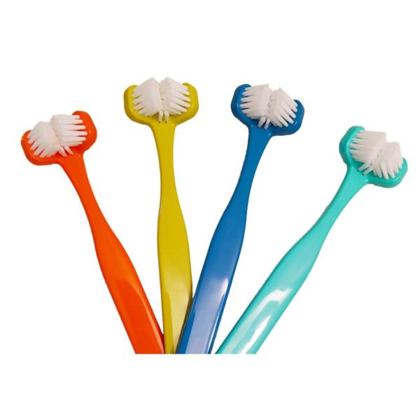 Brosse à dents 3 têtes