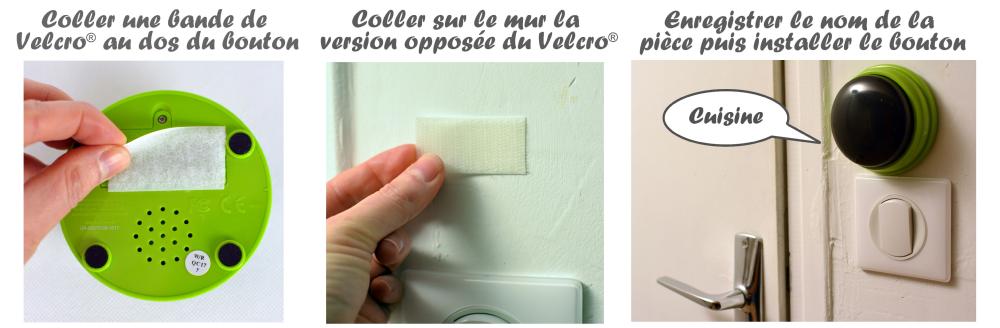 Bouton enregistreur 30 secondes, bouton d'enregistrement sonore pour cadeau  éducatif, comprend 2 piles AAA (rouge + noir)