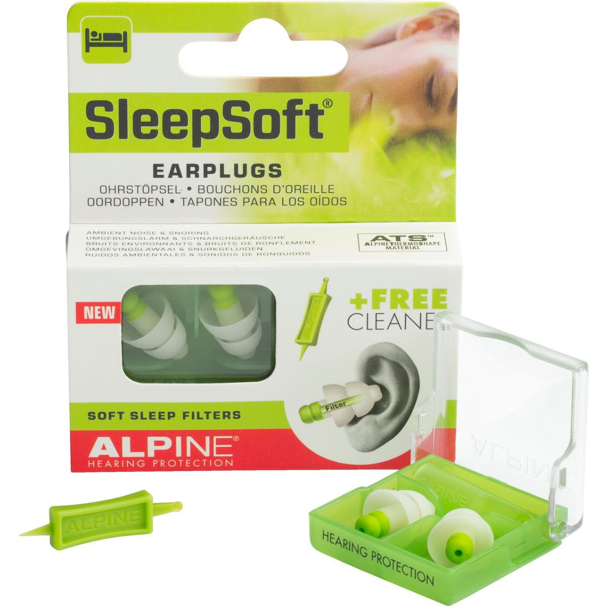 Bouchons d'oreilles Alpine SleepSoft Protection auditive