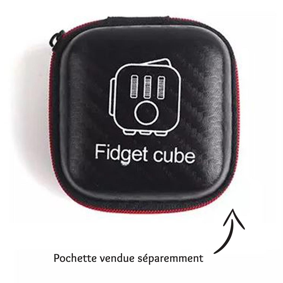 Fidget cube anti-stress modele gris clair noir - Jeu d'adresse - Achat &  prix