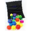 Lot de 20 balles sensorielles + sac de rangement