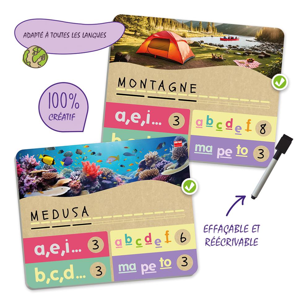 Épelle et découpe lesmots en syllabes