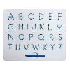 Tablette magntique lettres majuscules