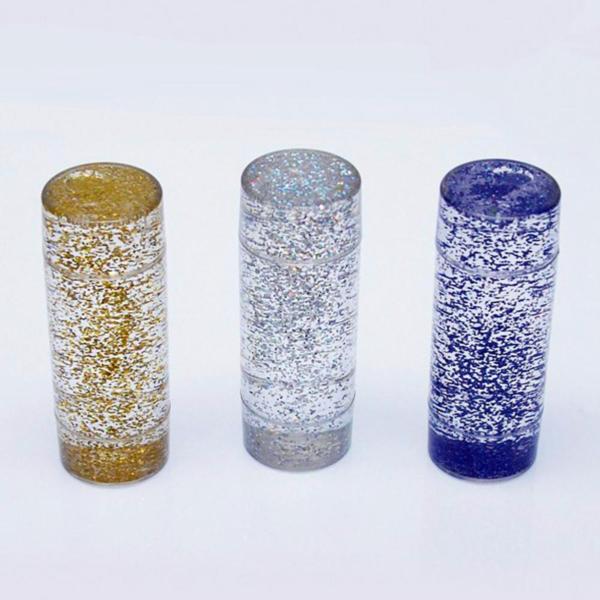 Lot de 3 tubes avec gel à paillettes