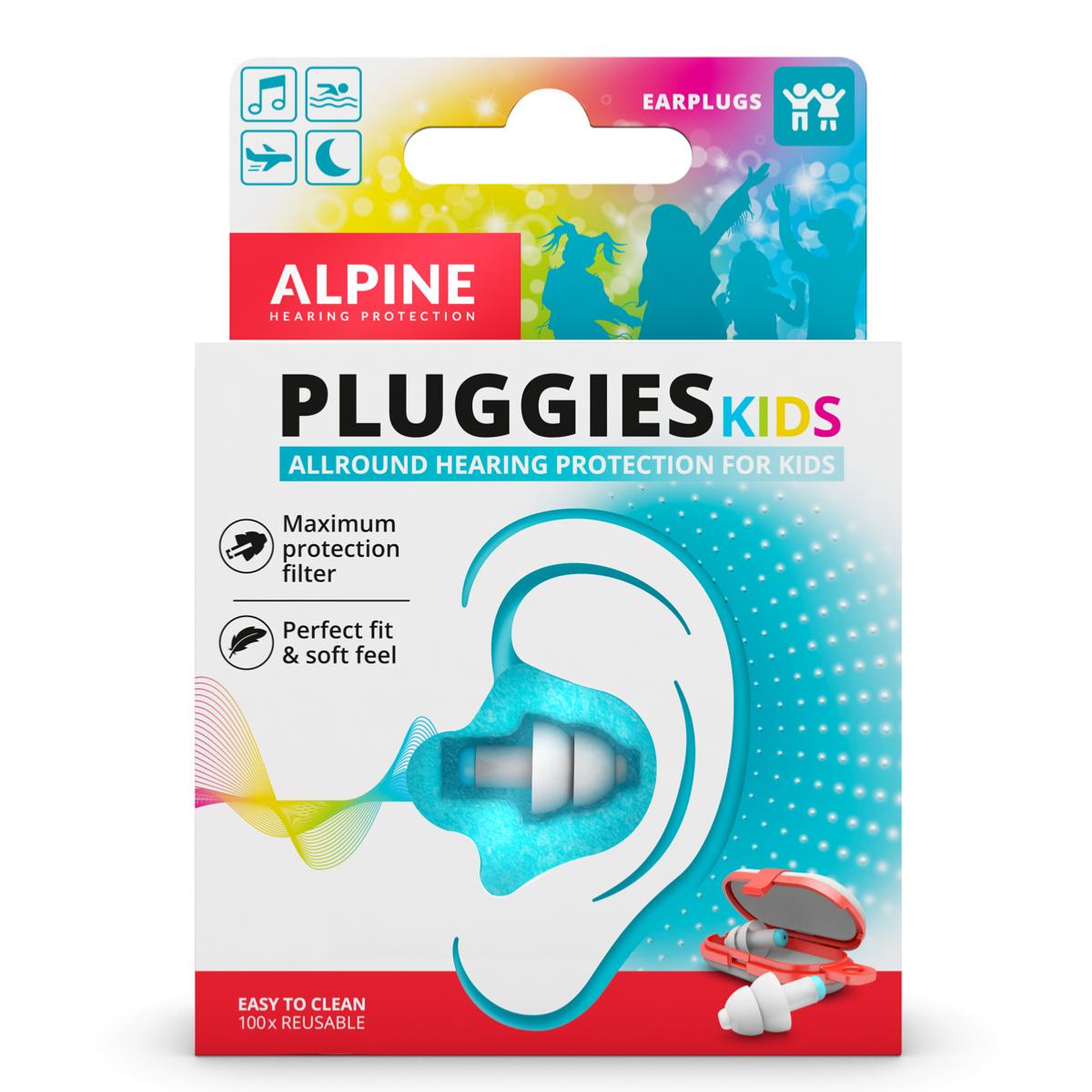 Bouchons d'oreilles Alpine Pluggies Kids Protection auditive