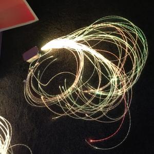 Fibre optique en plastique 150 fils X 1,5m