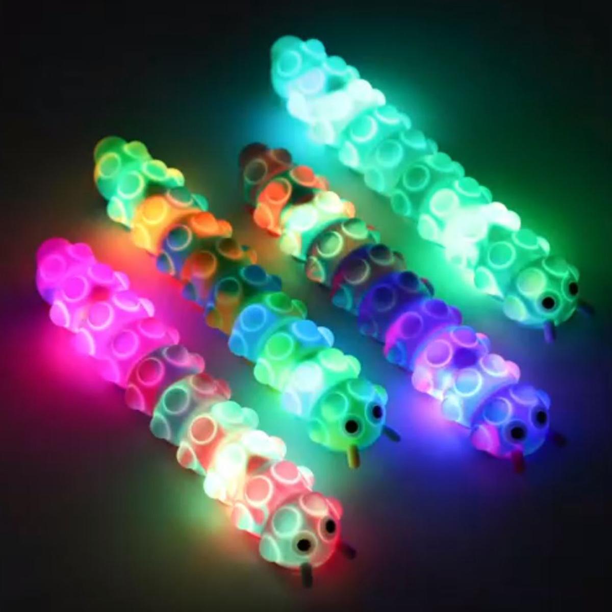 Jeu Portatif De Jouets Fidget Pop Pour Enfants, Jeu Sensoriel Lumineux À  Bulles Push Pour Enfants, Jouets Sensoriels Pour Enfants Autistes De Jeu À  Pousser Rapide, Jouet Soulageant Le Stress Âge De