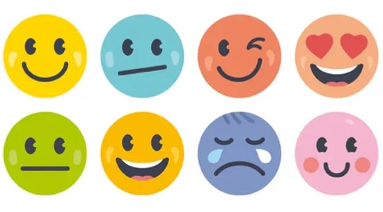 emojis représentant différentes émotions