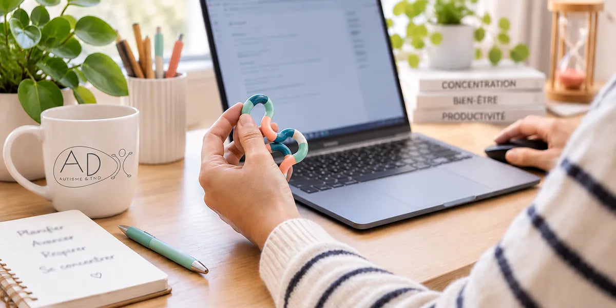 Fidgets : jouets sensoriels à manipuler