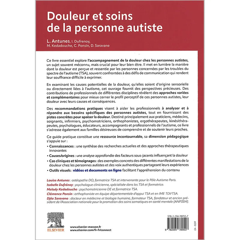 Douleur et soins de la personne autiste