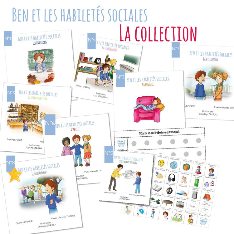 La collection Ben et les habiletés sociales