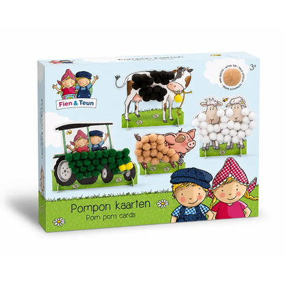 Animaux à décorer avec des pompons