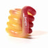 Tangle® Jr Bubblegum orange et rose translucide, fidget à manipuler