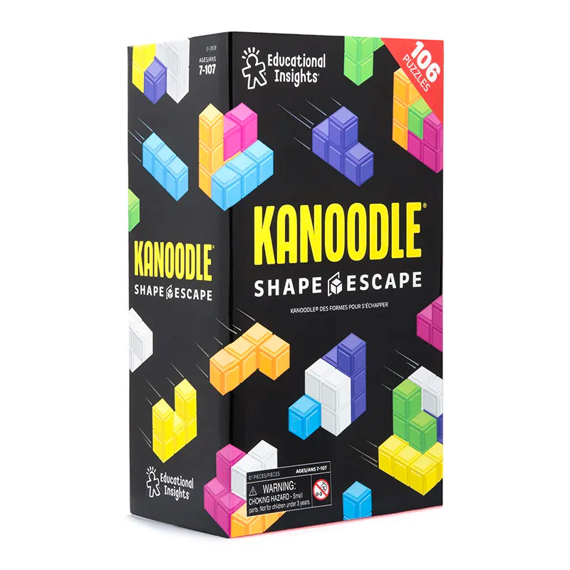 Boîte du puzzle logique 3D Kanoodle Shape Escape