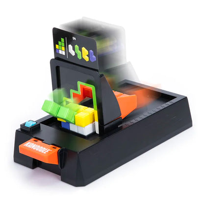 Mur mobile chronométré de Kanoodle Shape Escape renversant un puzzle logique 3D