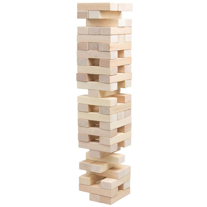 Jeu - Tour de blocs en bois à empiler