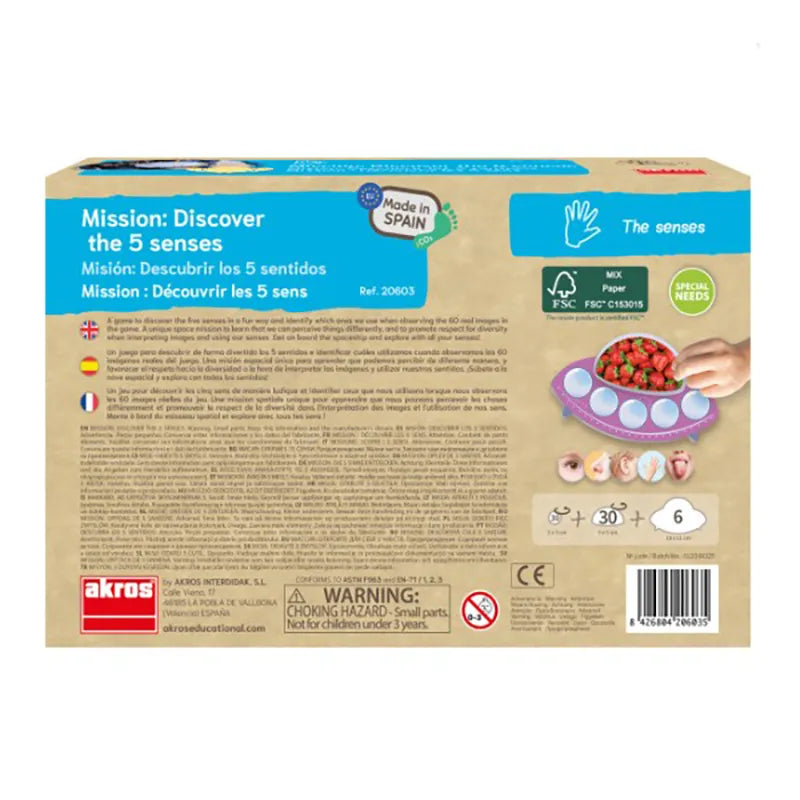 Mission : découvrir les 5 sens