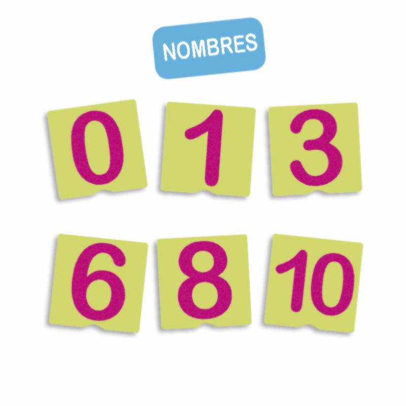 Fiches tactiles : nombres et pré-écriture