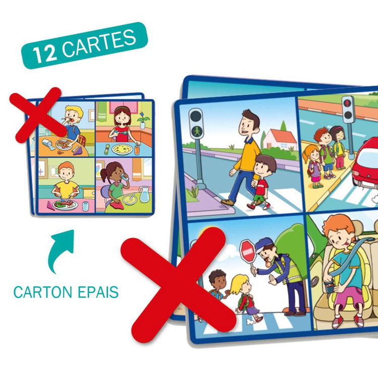 
Attitudes positives : affection, santé sécurité