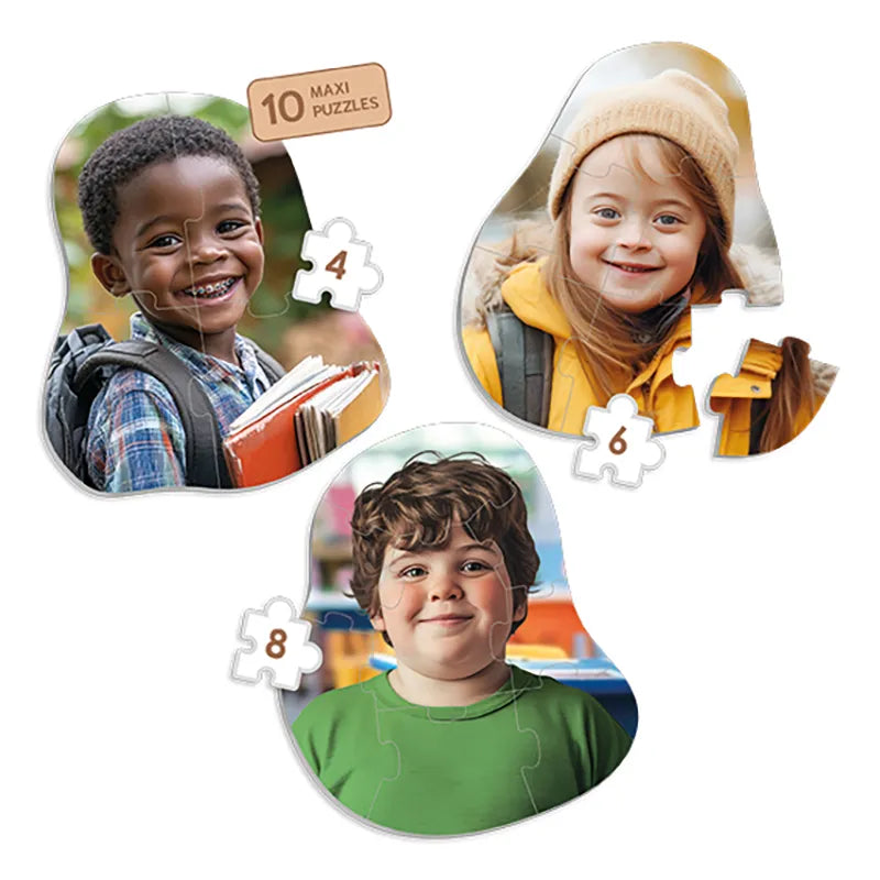 Maxi-puzzles la diversité dans mon école