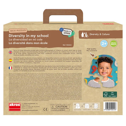 Maxi-puzzles la diversité dans mon école