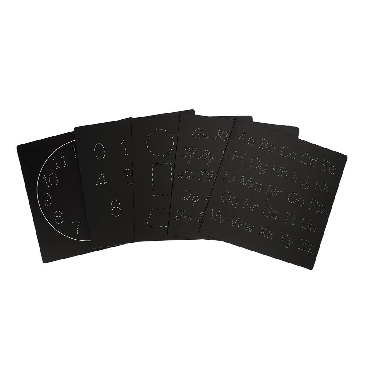 Set de 5 ardoises d&