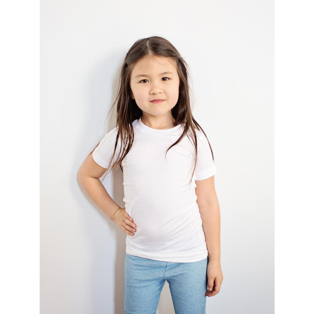 Tee shirt de pression profonde Manches courtes