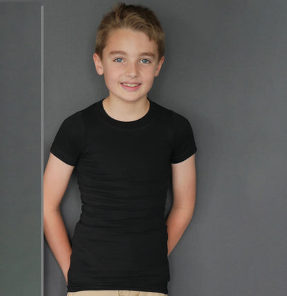 Tee shirt de pression profonde Manches courtes