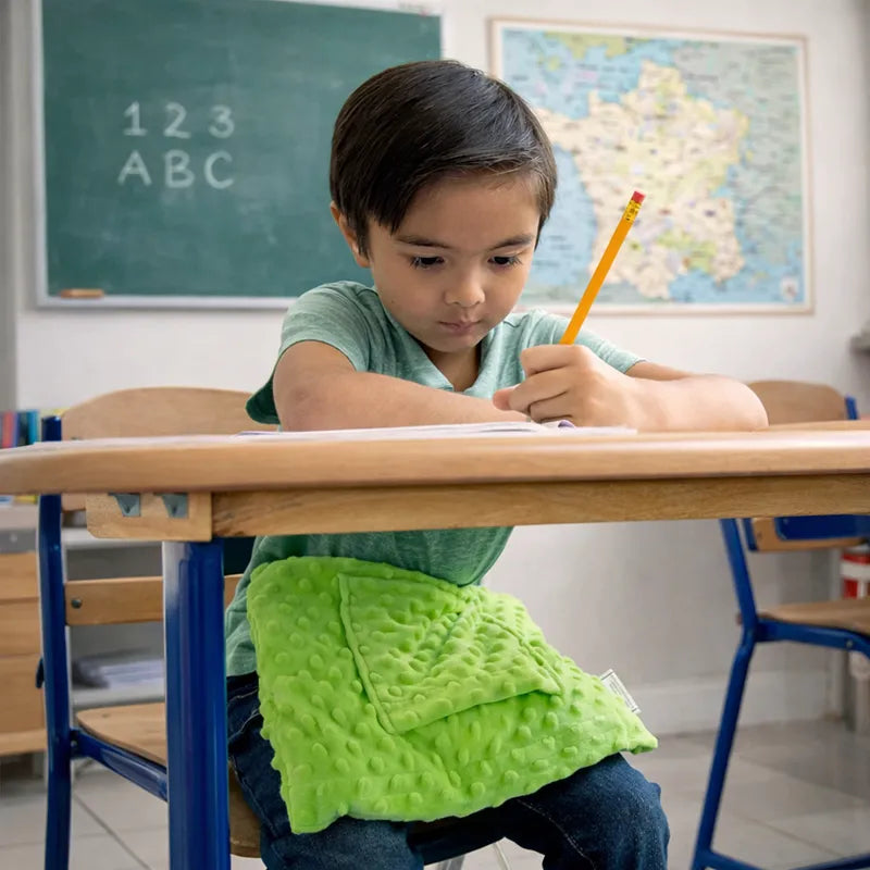 Coussin sensoriel lesté et vibrant