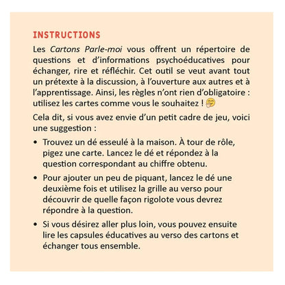Cartons PARLE-MOI