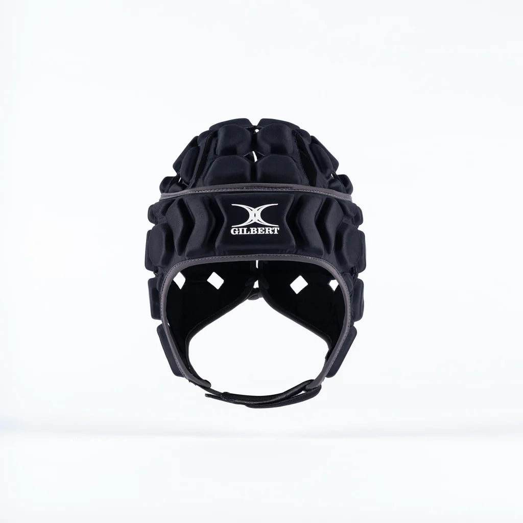 Casque de protection crânienne Gilbert noir vu de face